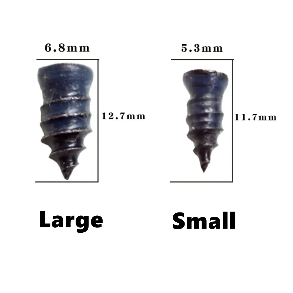 Vacuum Car Tyre Repair Rubber Nail Car Motorcycle Truck Tire Puncture Repair Tubeless Truck Tire Tools Screw wick