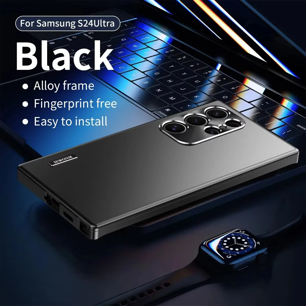 Ultra-Slim 2-in-1 Magnetic Metal Alloy Protective Phone Case