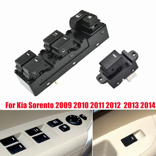 KZQ Commutateur de commande de fenêtre électrique de voiture double AUTO  935732P200 remplacement pour KIA Sorento
