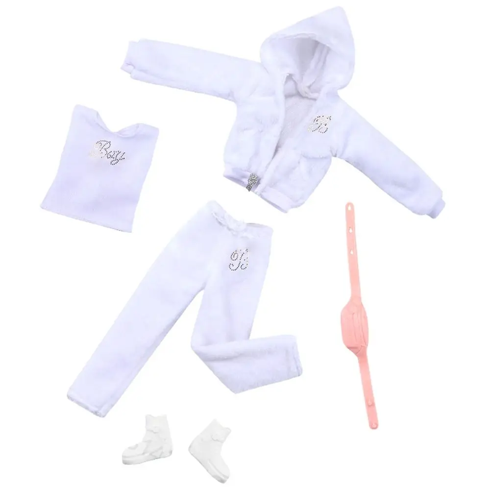 9 Styles Male/Female Doll Clothing High Quality 2024 Fashion Casual Wear Shoes Velvet Sportswear Caps 30CM Doll