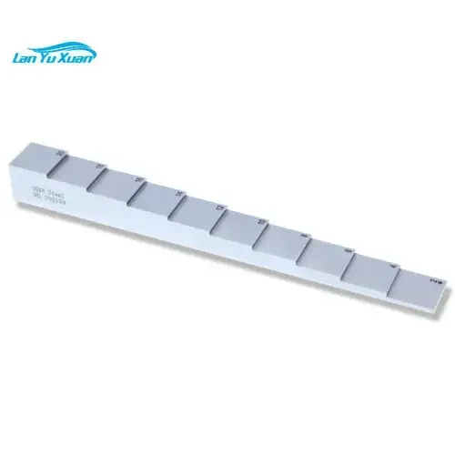 TMTECK 10 Step 2-20mm 1018 Steel Calibration Block step wedge for Ultrasonic Thickness Gauge