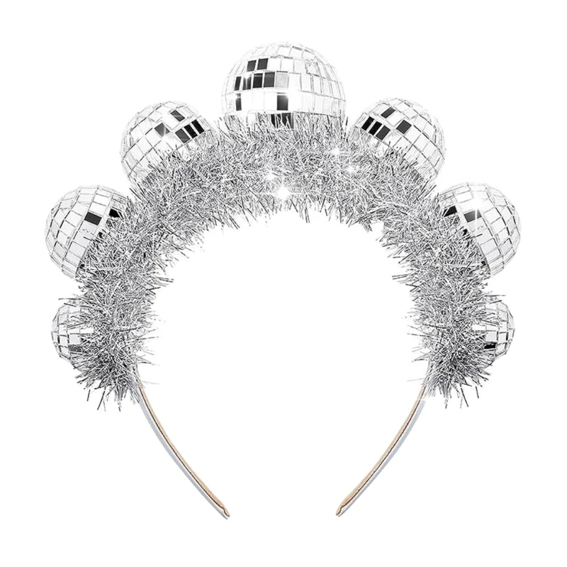 

Music Festival Party Headband Fashion Balls Hairhoop Universal Headgear H9ED