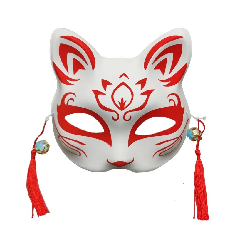 Anime Fox Mask Cosplay Party Prop Japanese Half Face Mask masquerade mask,half face mask