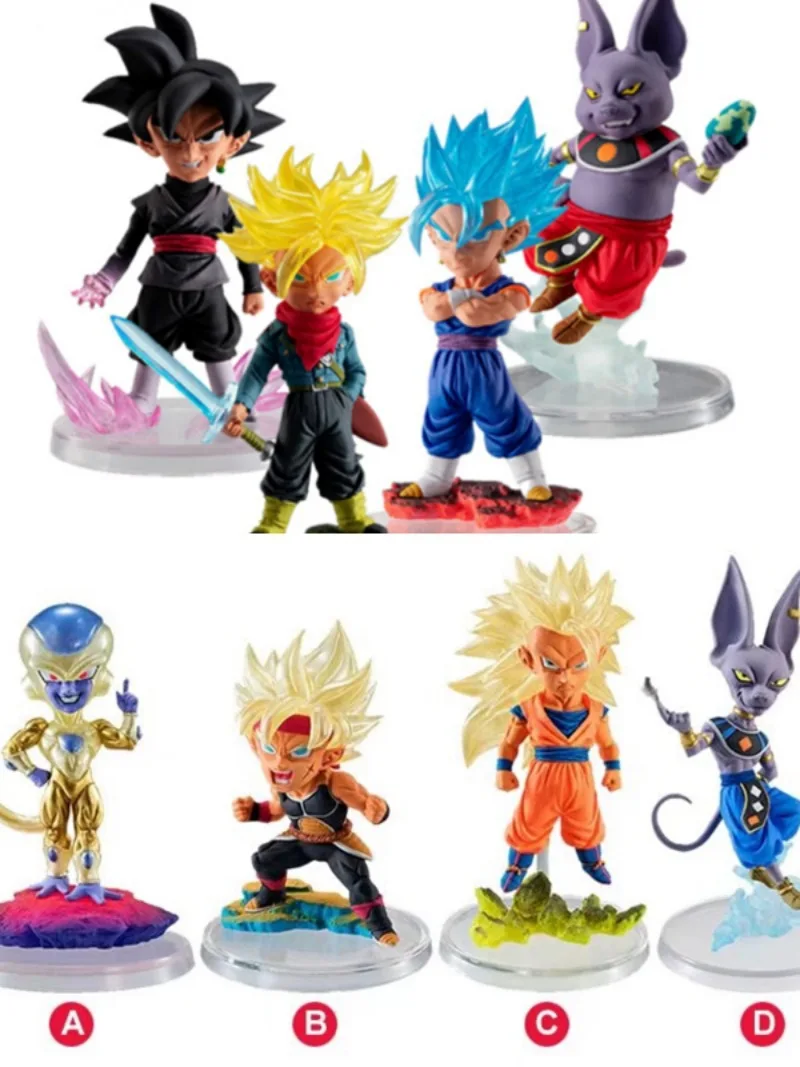 Seven Dragon Ball Gashapon Toys The Best Son Goku Broli Action Figure Model Desktop Ornament Toys