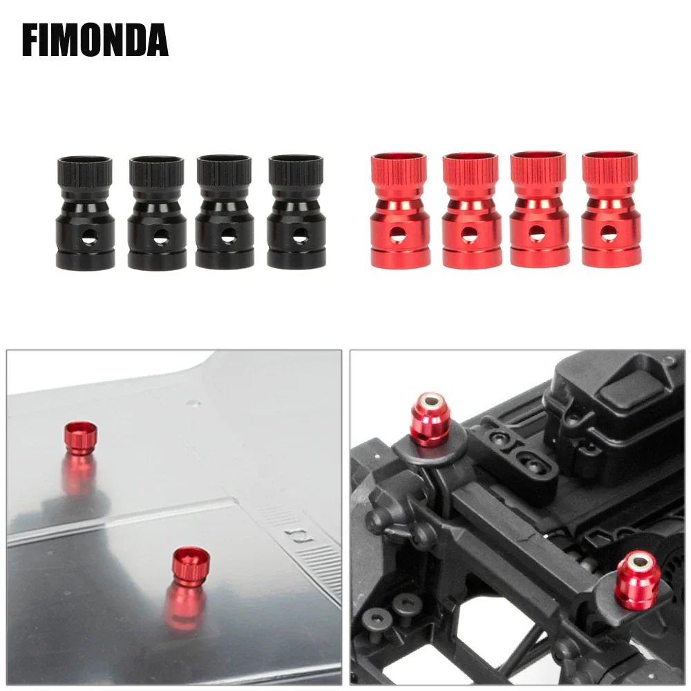 Kit Montaggio Corpo Magnetico Invisibile Per Auto RC 1/10 - Compatibile Tamiya TT-01 TT-02, HSP, HPI, Sakura D3 - Blu