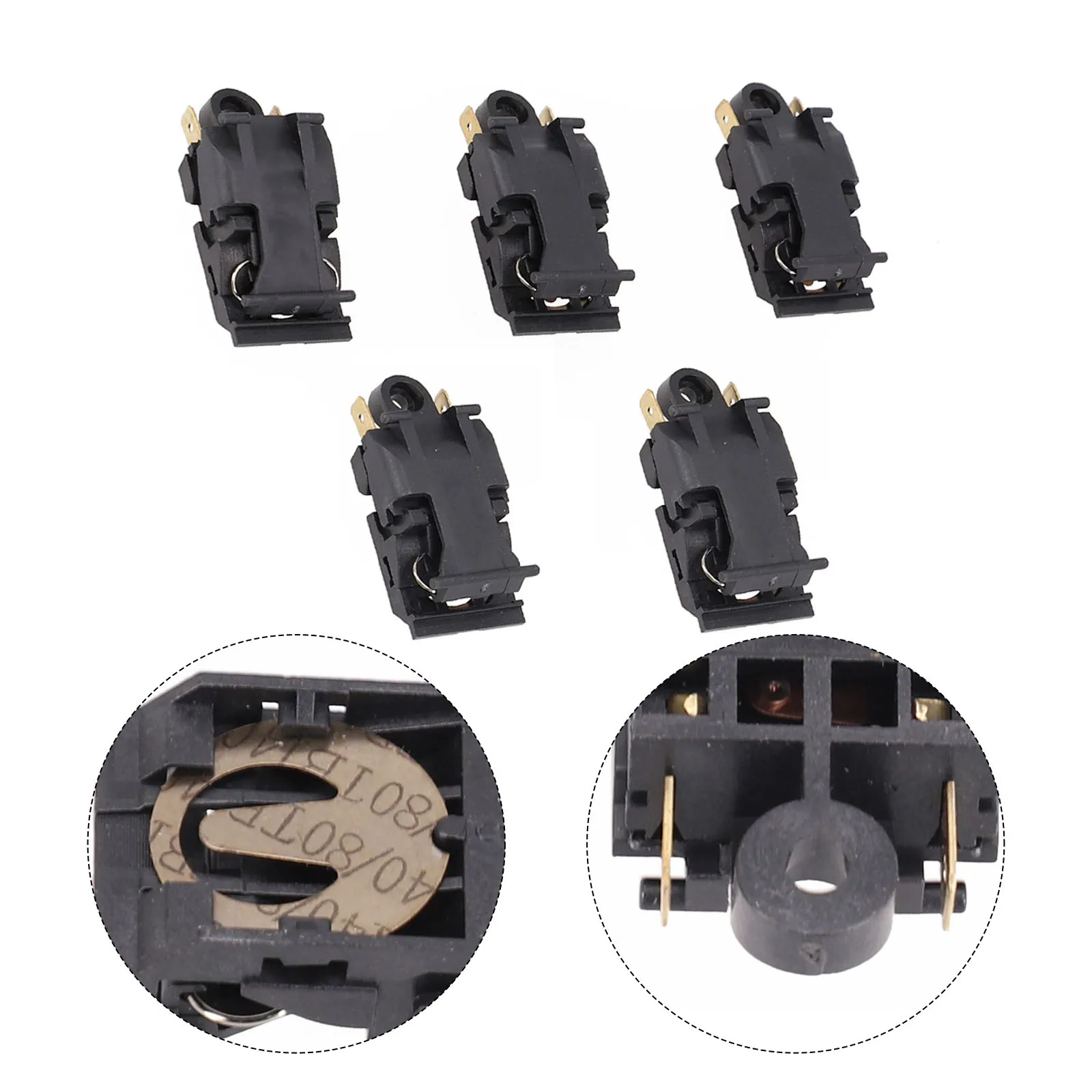 

5PCS Temperature Control Switches 250V 16A Quick Electric Kettle Power Switch Automatic Power Off Switch Equipment Accessories