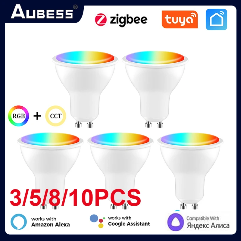 GU10 Zigbee RGBCW Tuya