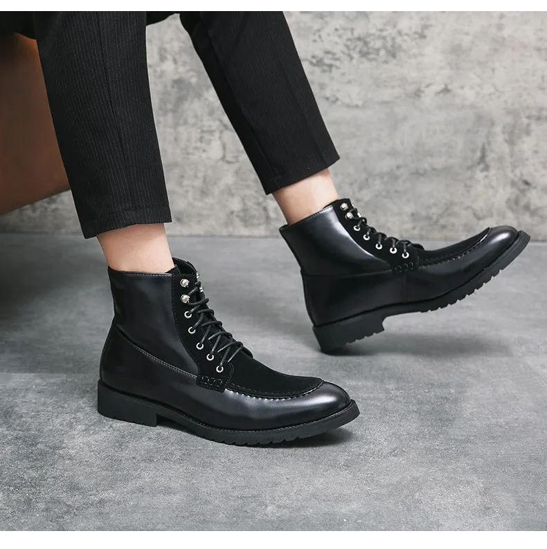 Men's Leather Dress Boots