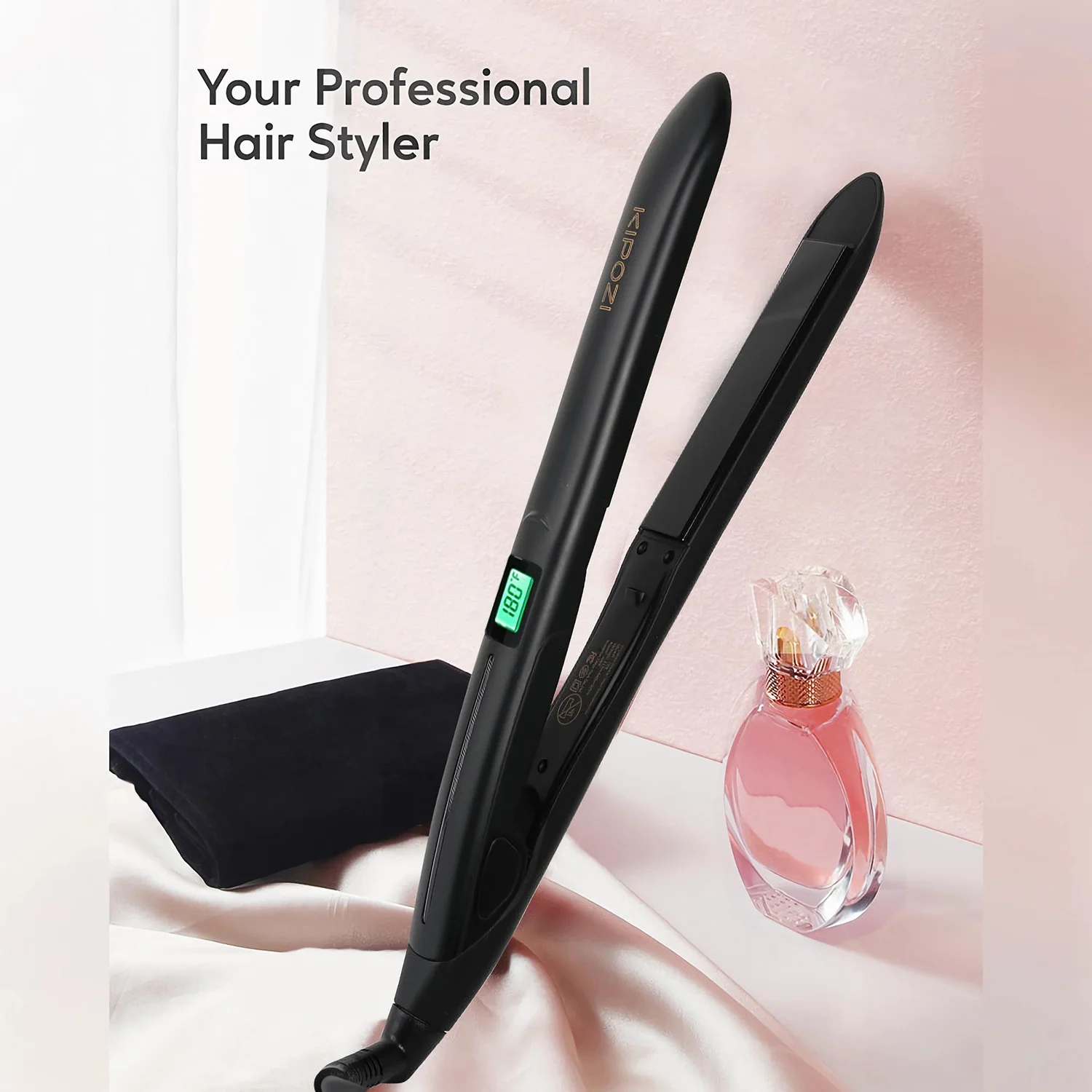 KIPOZI 2024 New Electric Hair Brushes Professional Brush Hair Comb for Women Hair Straightener Brush Curler Hairbrush Iron 3