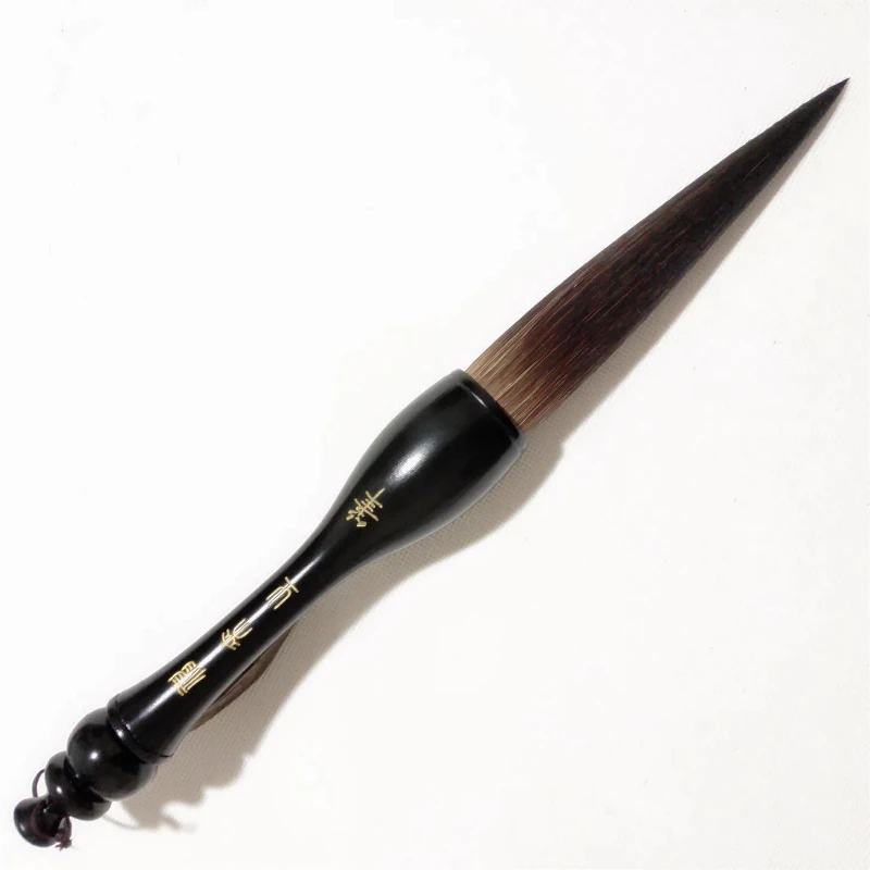 Pennello per Calligrafia a Pelo Misto, Pennello a Forma di Tramoggia con Pelo Lungo, Speciale per Scrittura Corsiva, Pennello per Calligrafia Artistica - immagine 2