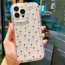 Love Heart Soft Clear Anti-Fall Shockproof Phone Case for iPhone 11 (T7277)