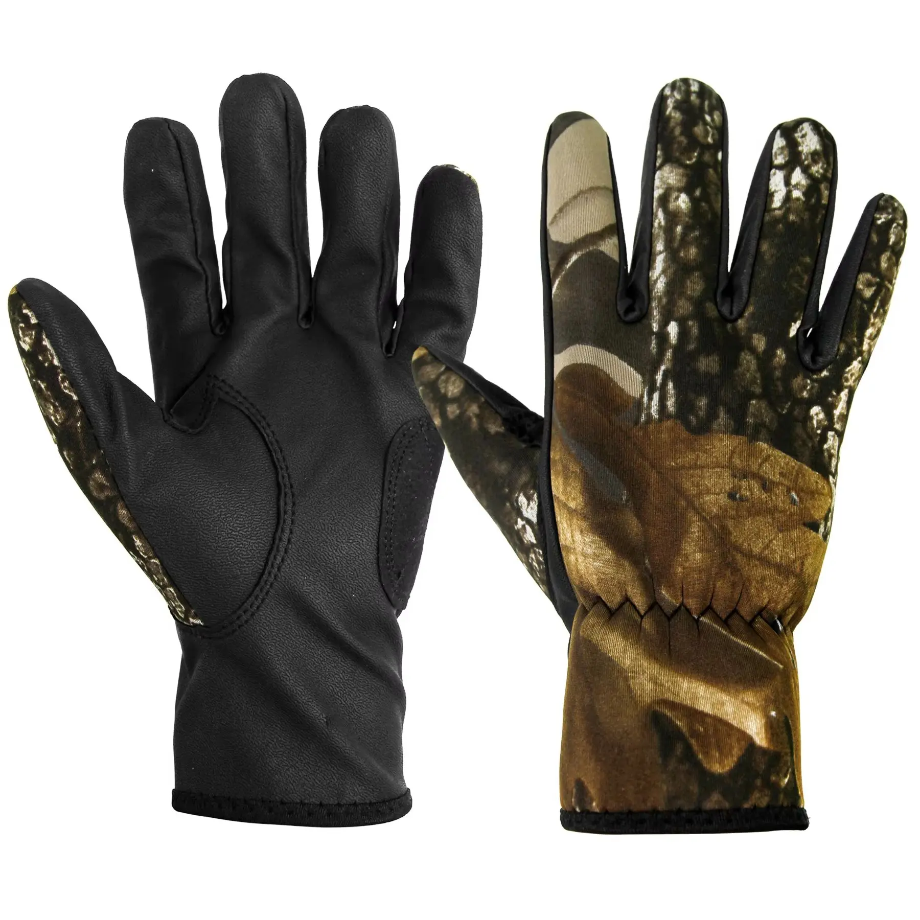 Gants de pêche néoprène camouflage imperméables - Chasse, marche, pêche et équitation outdoor