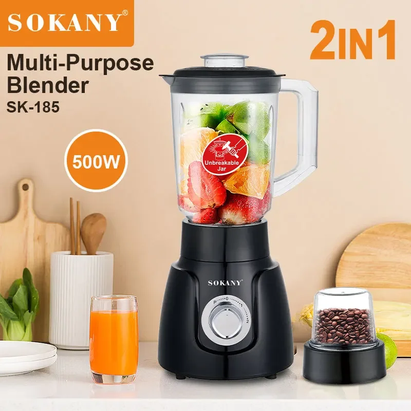 

Personal Blender Coffee grinder Combo, 700W Smoothie Countertop Blender for Shakes, Crushing Ice, Puree and Frozen Fruit