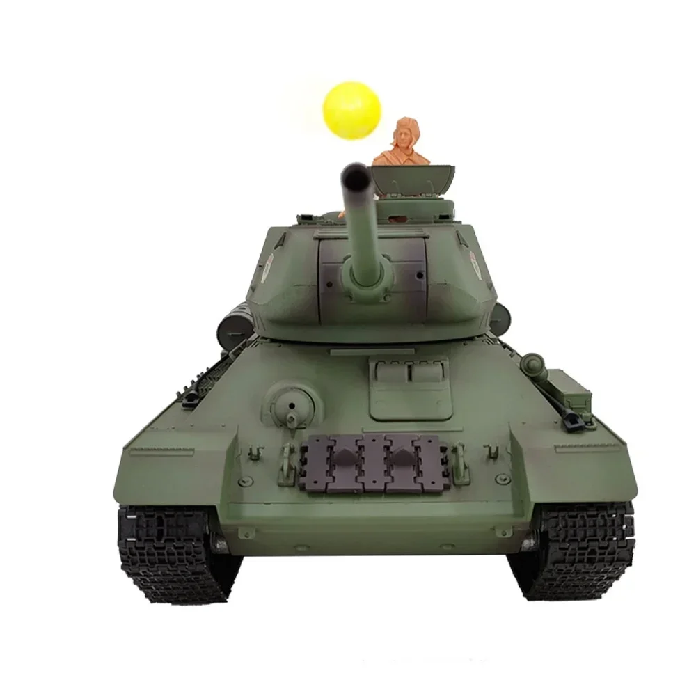 Henglong 3909-1 Russian T34/85 Large-Scale Multi-Function Battle Competitive Simulation Tank Car Model Toy 1:16 Remote Control T