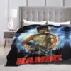 Rambo First Blood Flannel Blanket Quality Soft Warm Shooting Movie Bedding Throws Spring Couch Chair Sofa Bed Pattern Bedspread 4
