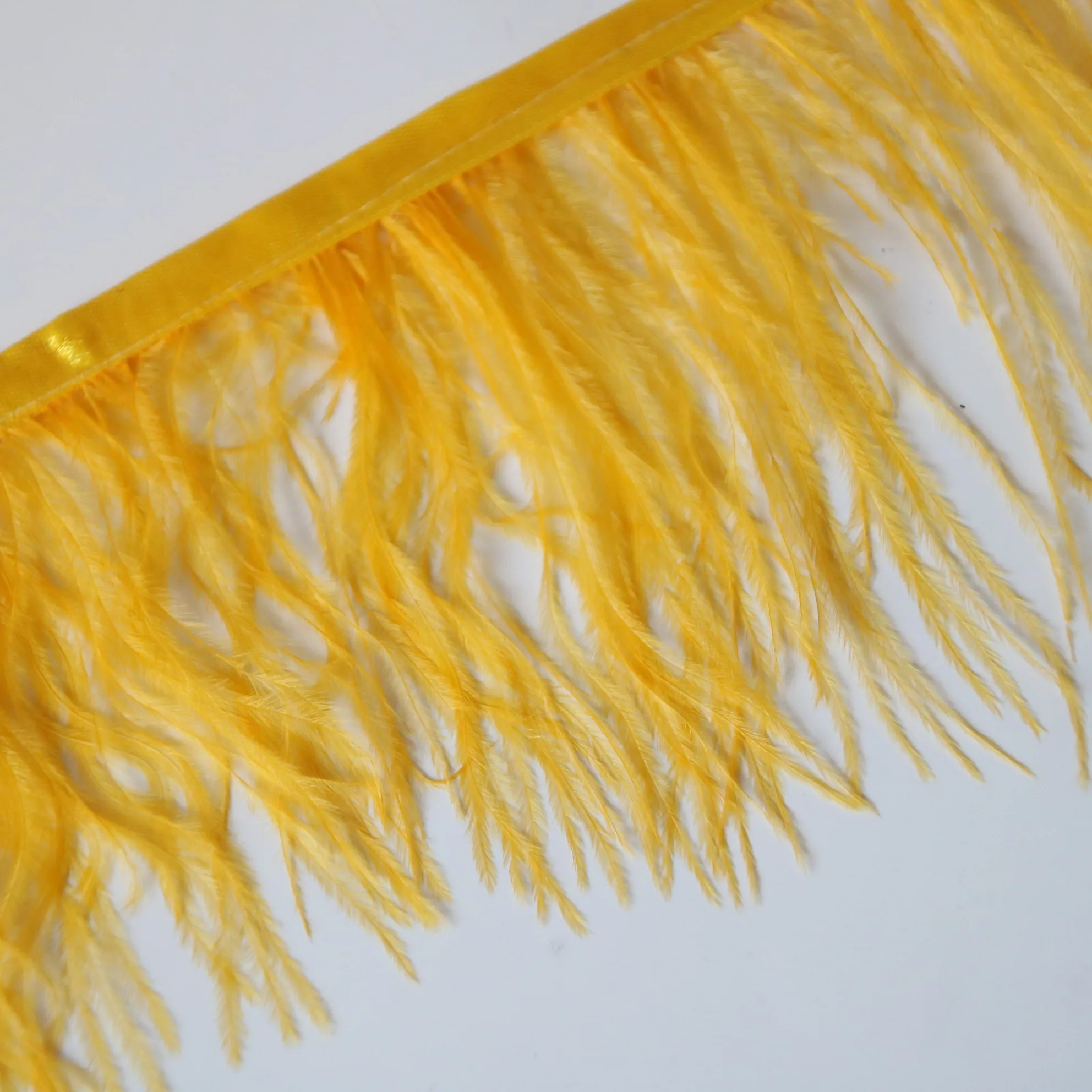 Ostrich Feathers 1/5/10Meters Trim Fringe 8-10CM for Dresses Sewing Natural,craft feathers