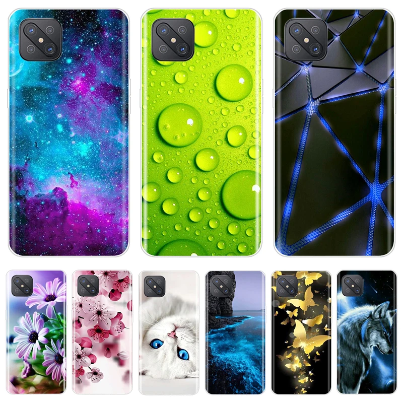 Housse Silicone Transparente TPU Pour Oppo Reno 4Z, 4 Lite, 4 Pro 5G - Protection Anti-choc