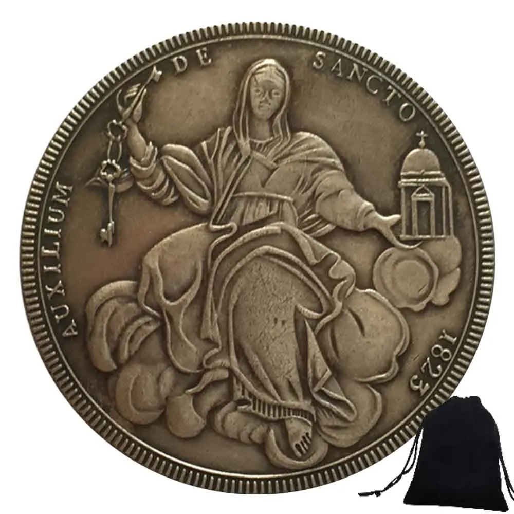 

Роскошная коллекция 1823 года, швейцарский рыцарь, забавная парная художественная монета/монета для ночного клуба/памятная карманная Монета на удачу + подарочный пакет