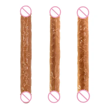 Long Dick Double Glans Penis Dildo Lesbian Female Masturbation Device for Adult Sex Toy Anal Vagina 4