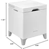 Carepod Cube X50 Stainless Steel Ultrasonic Hybrid Cool and Warm Mist Humidifier, Whisper-Quiet Easy Clean ,4.2 liters,Auto Shut 6