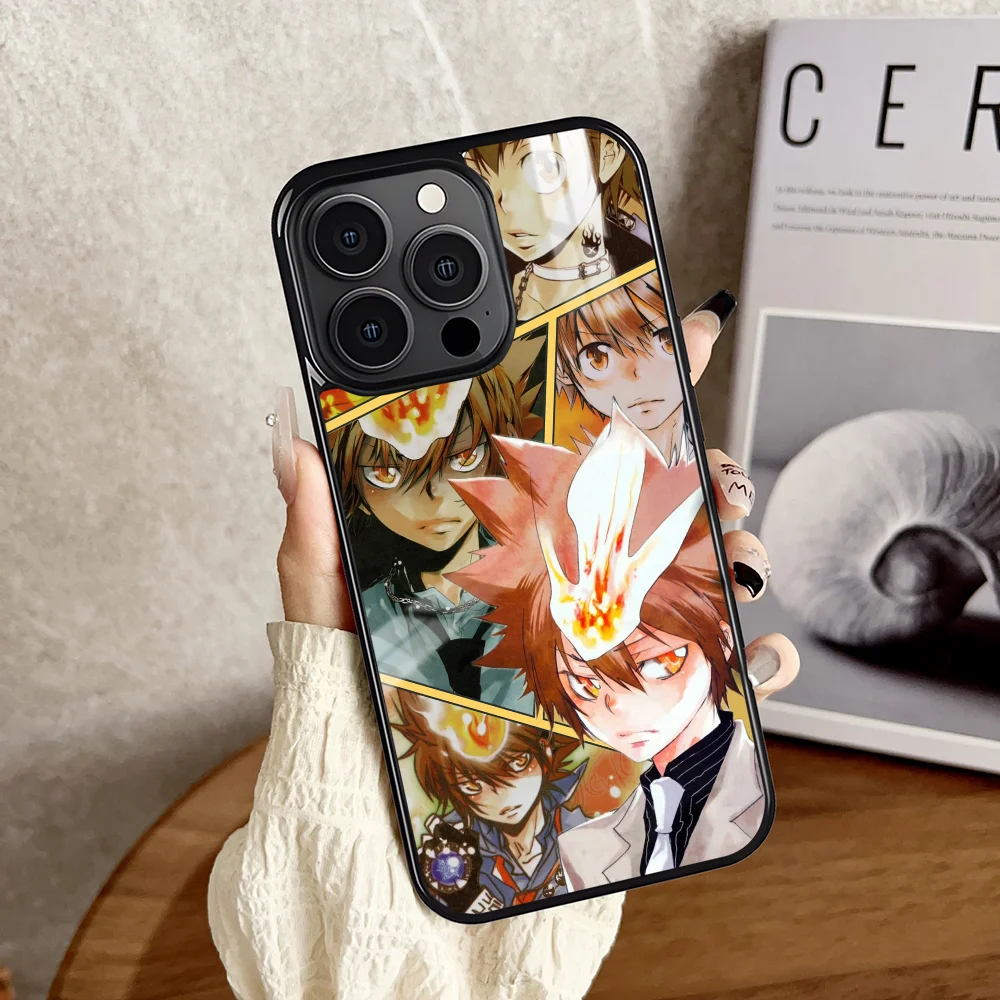 Katekyo Hitman Reborn Handyhülle für iPhone 16, 15, 14, 13, 12, 11 Pro Xs Max Mini Plus, rutschfest, stoßfest, harte Funda – Detail 5