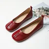 41-43Tabi Ninja Shoes Woman Microfiber Leather Comfy Flats Split Toe Slippers Soft Bottom Loafers Brief Ladies Trotter Moccasins 4