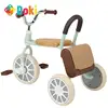 DokiToy Creative and Interesting Children's Tricycle Pedal 1-3-6 Years Old Baby Bicycle Retro Tricycle With Leather Bag Stroller 1
