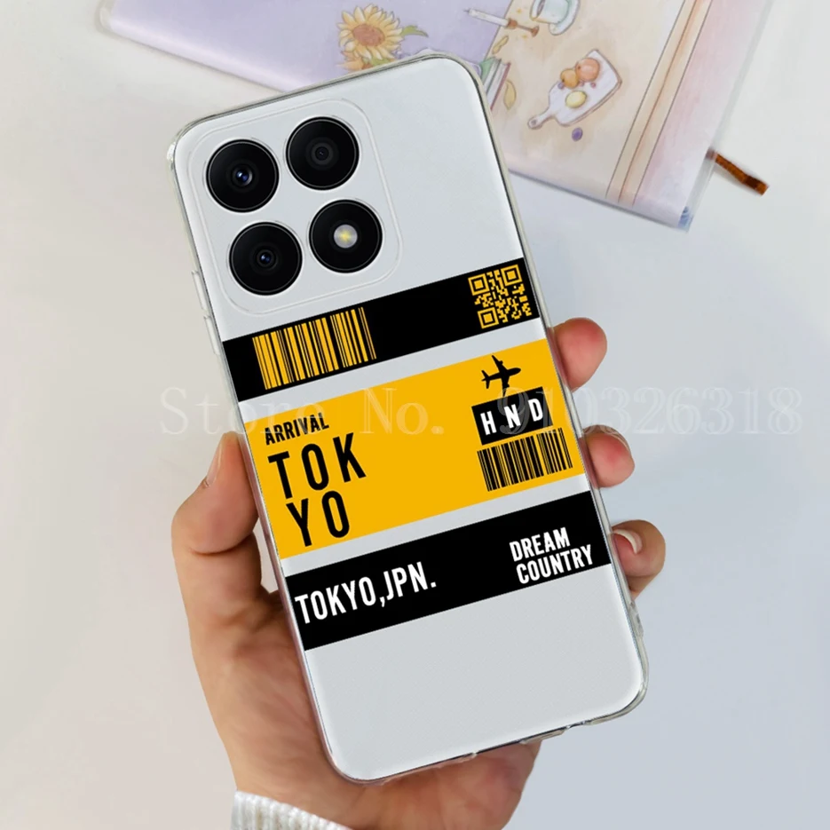 Fashionable Clear Silicone Soft Slim Phone Case - Stylish Back Cover with Bumper Protection