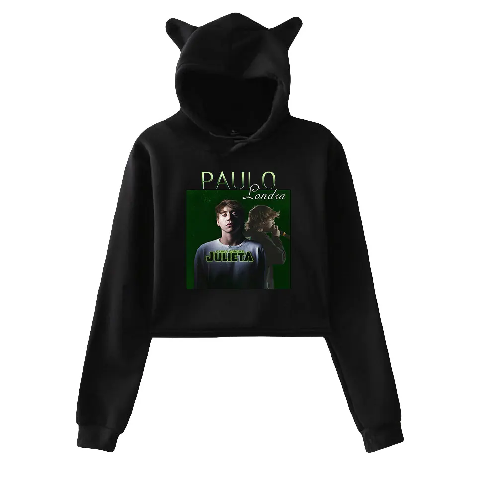 Paulo Londra merch 2D print Cat Hoodies for Women summer trendy Hoodies Sweatshirt Sexy cat hooded