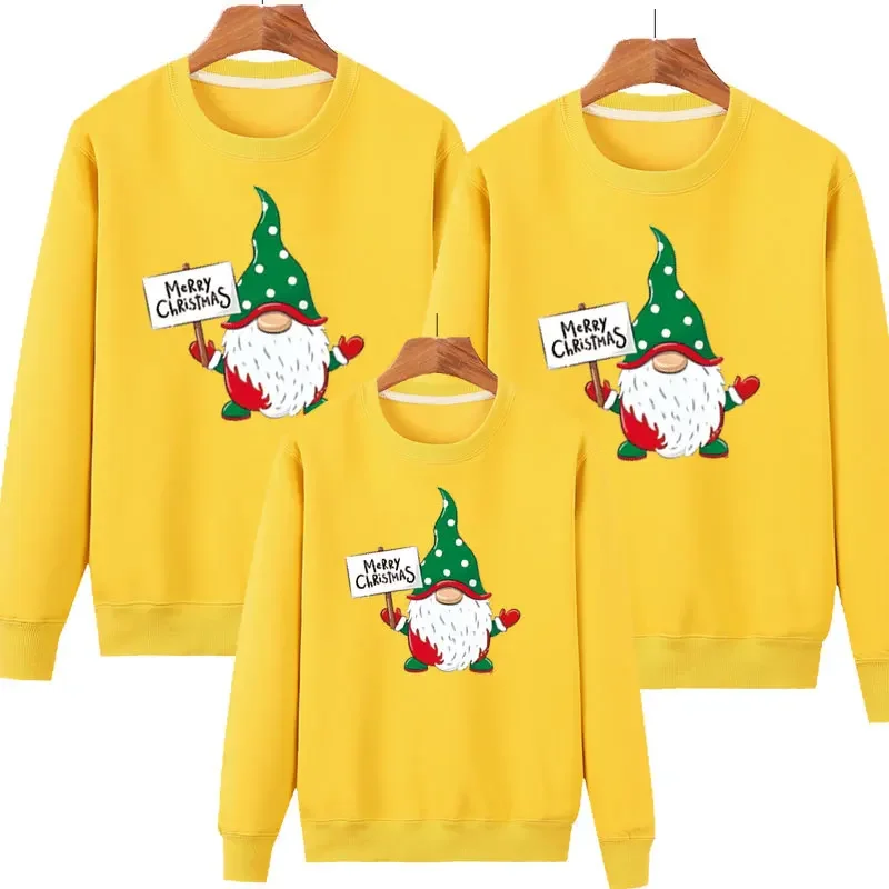 Conjunto de suéter para madre, hija, padre e hijo, conjuntos familiares a juego, sudadera navideña, jersey de Navidad, jersey de Año Nuevo para parejas y niños