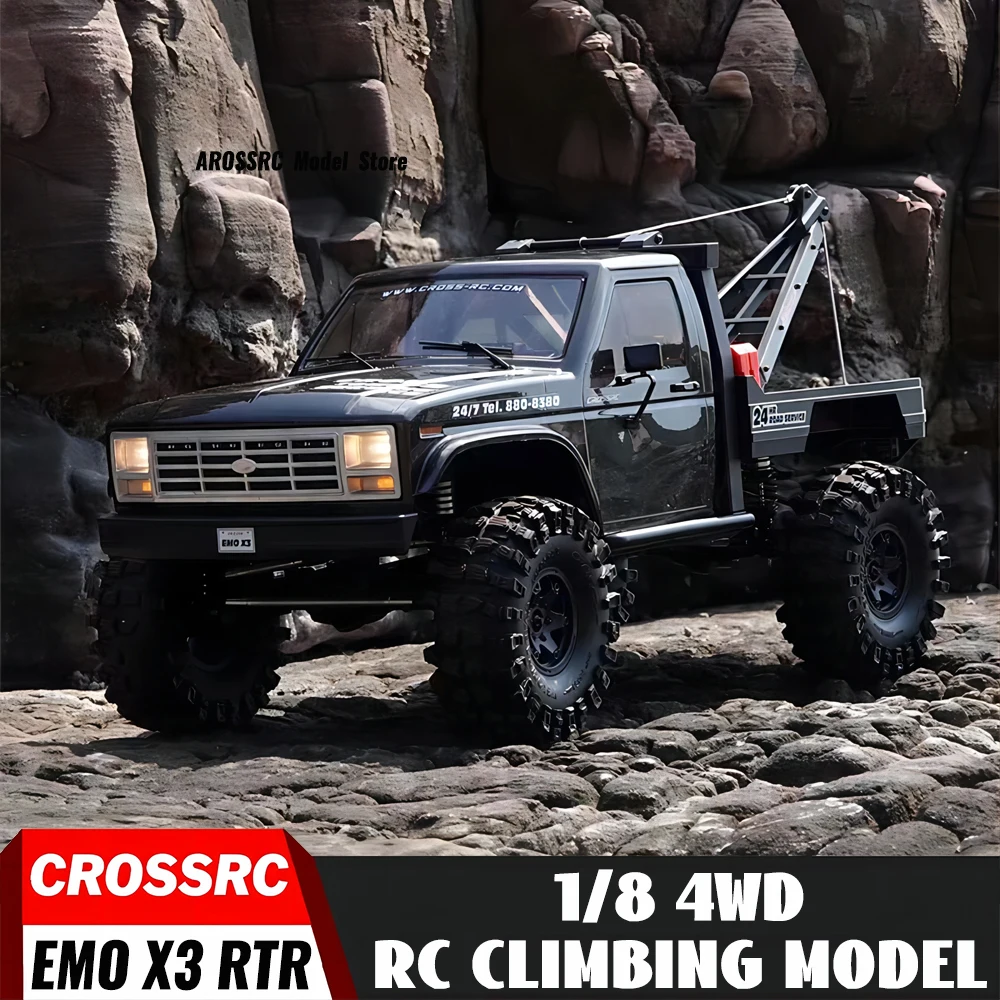 

CROSSRC EMO X3 Northeast Tiger 1/8 Remote Control Electric Rescue Vehicle Climbing Vehicle Off road Vehicle RTR RC Model Toys