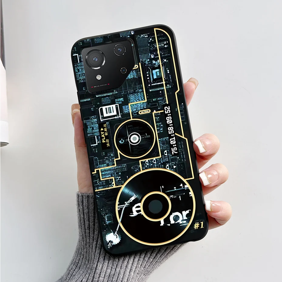 Fashion Marble Shockproof Black Silicone Soft TPU Phone Case