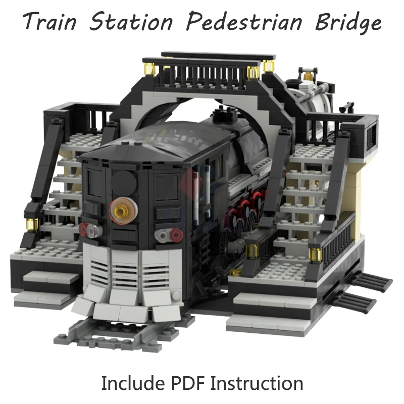 Juego De 67 Piezas De Rieles Para Trenes De Bloques - Compatible Con Marcas Populares, Con Rectas, Curvas, Cruces Y Accesorios