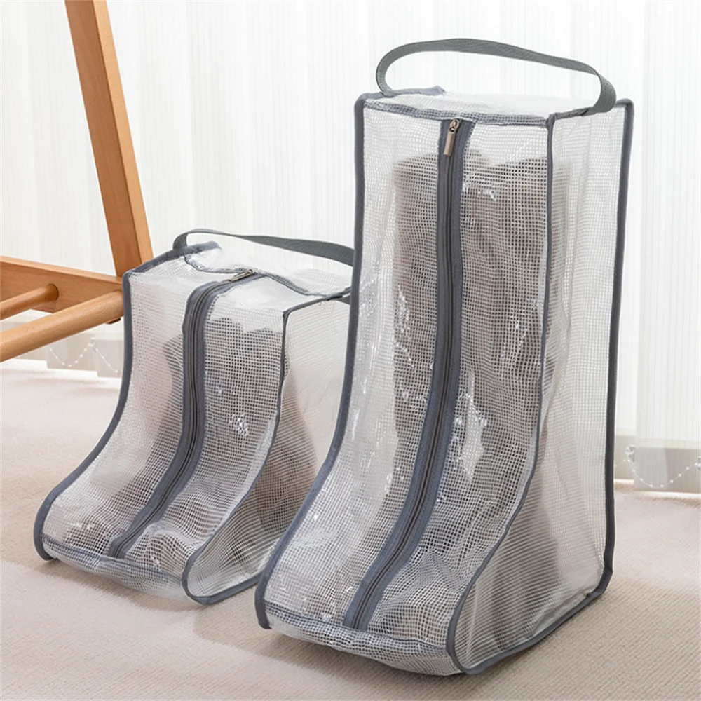 

Dust-proof Rain Boots Storage Bag Portable Shoes Organizer Zipper Pouch Travel Shoes Protection Holder Bag Closet Organizer Bag