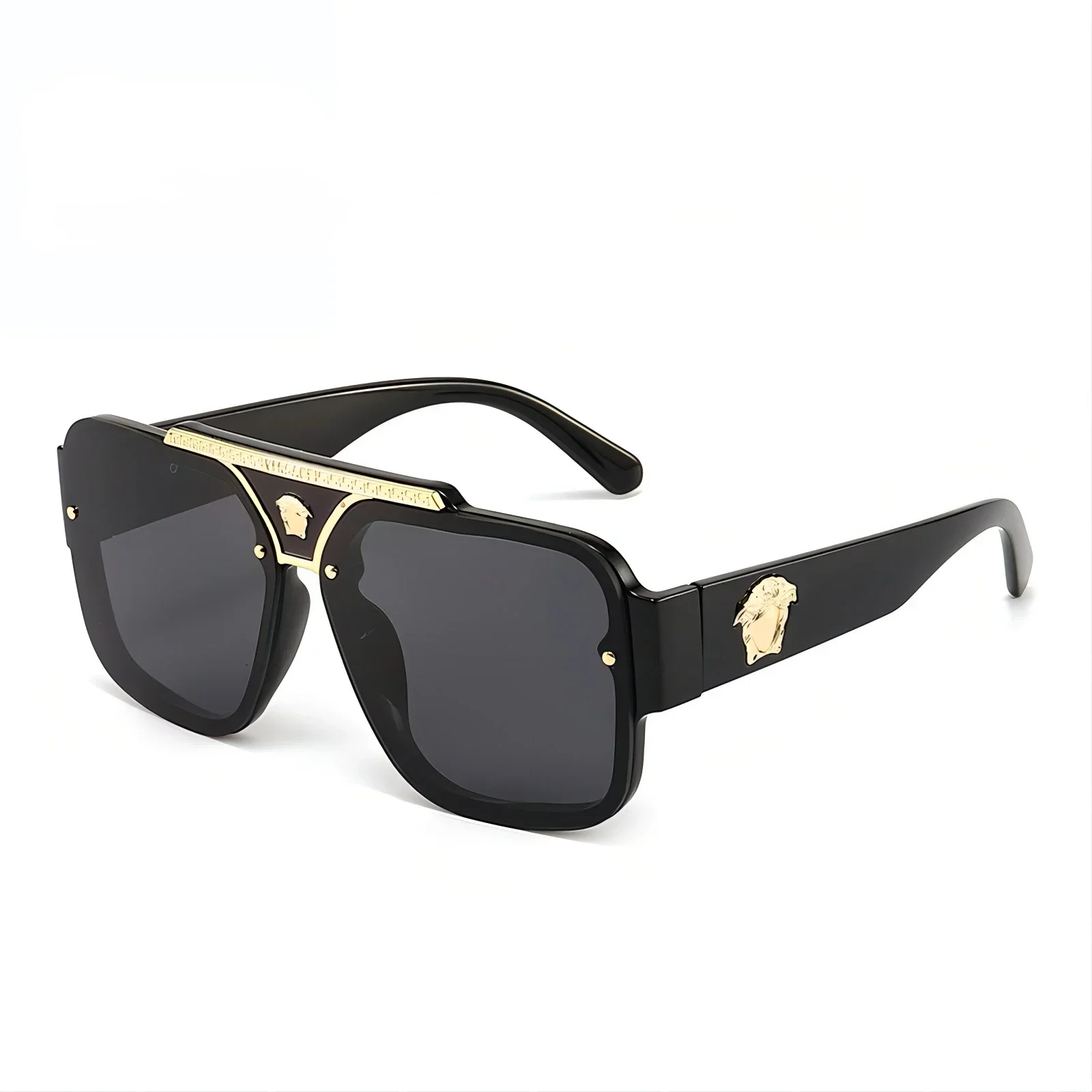

Fashion Men Sunglasses Women 2024 New Vintage Luxury Brand Designer Oversized Eyewear Male Shades Uv400 Driving Glasses 선글라스