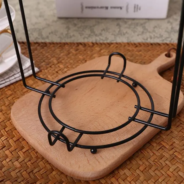 Kávécsésze Állvány Tartó - Rozsdamentes Acél Kávé Bögre | Tartó, Teáscsésze Tároló Állvány, 6 Bögre, Konyhai Szám - Image 6