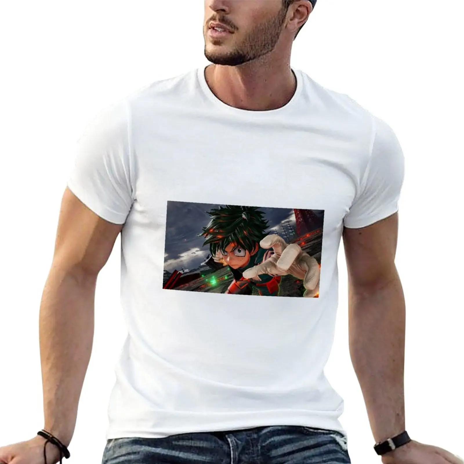 New Izuku Midoriya Jump Force T-Shirt Abbigliamento Estetico Magliette Divertenti Ragazzi Magliette Bianche Abbigliamento Uomo