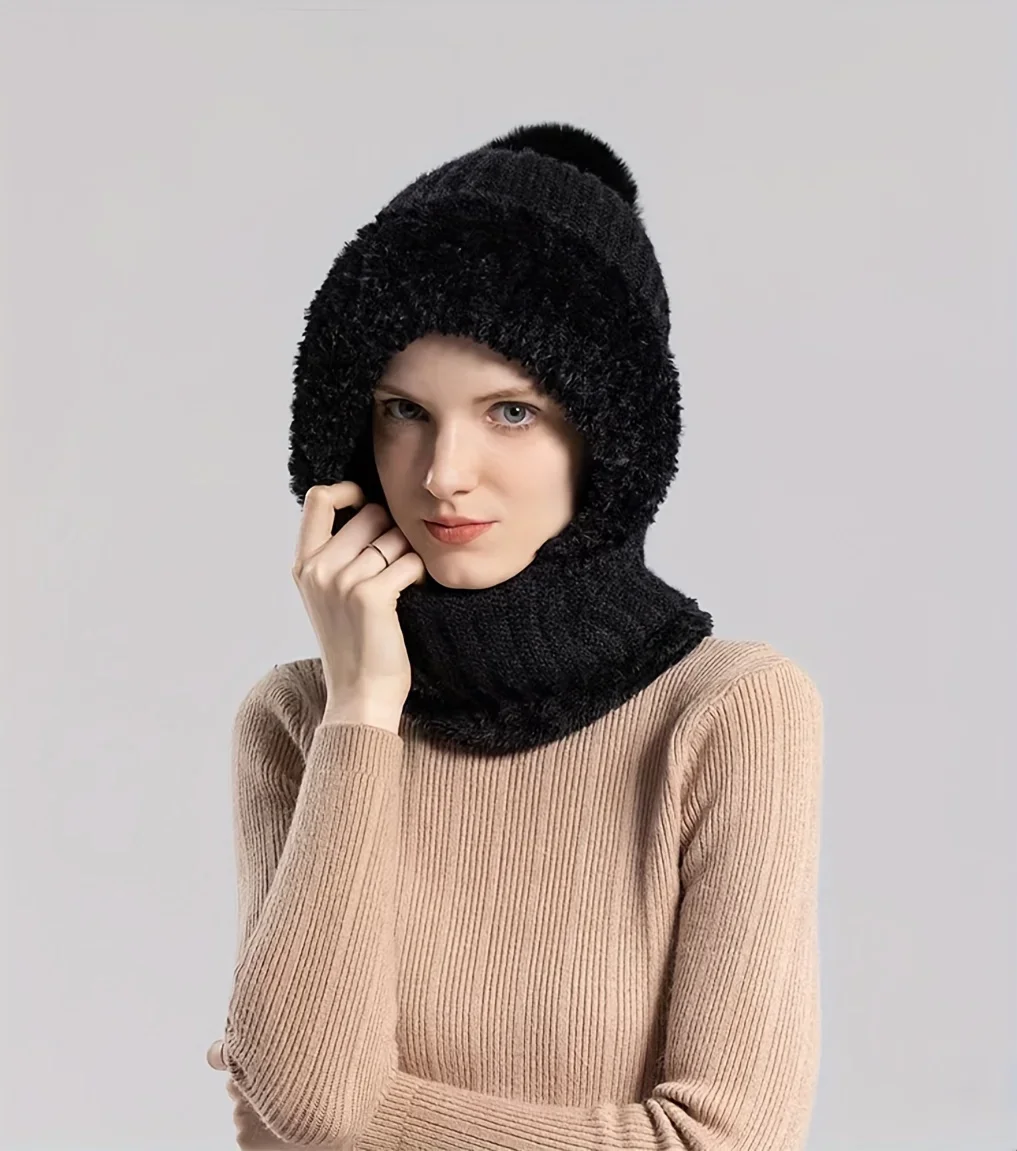 Winter Lined Knit Hat