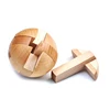 Magic Puzzle Ball Wooden Unlock Interlock Brain Teaser Toys Luban Lock IQ Challenge Games For Kids And Adults Unique Gifts 3
