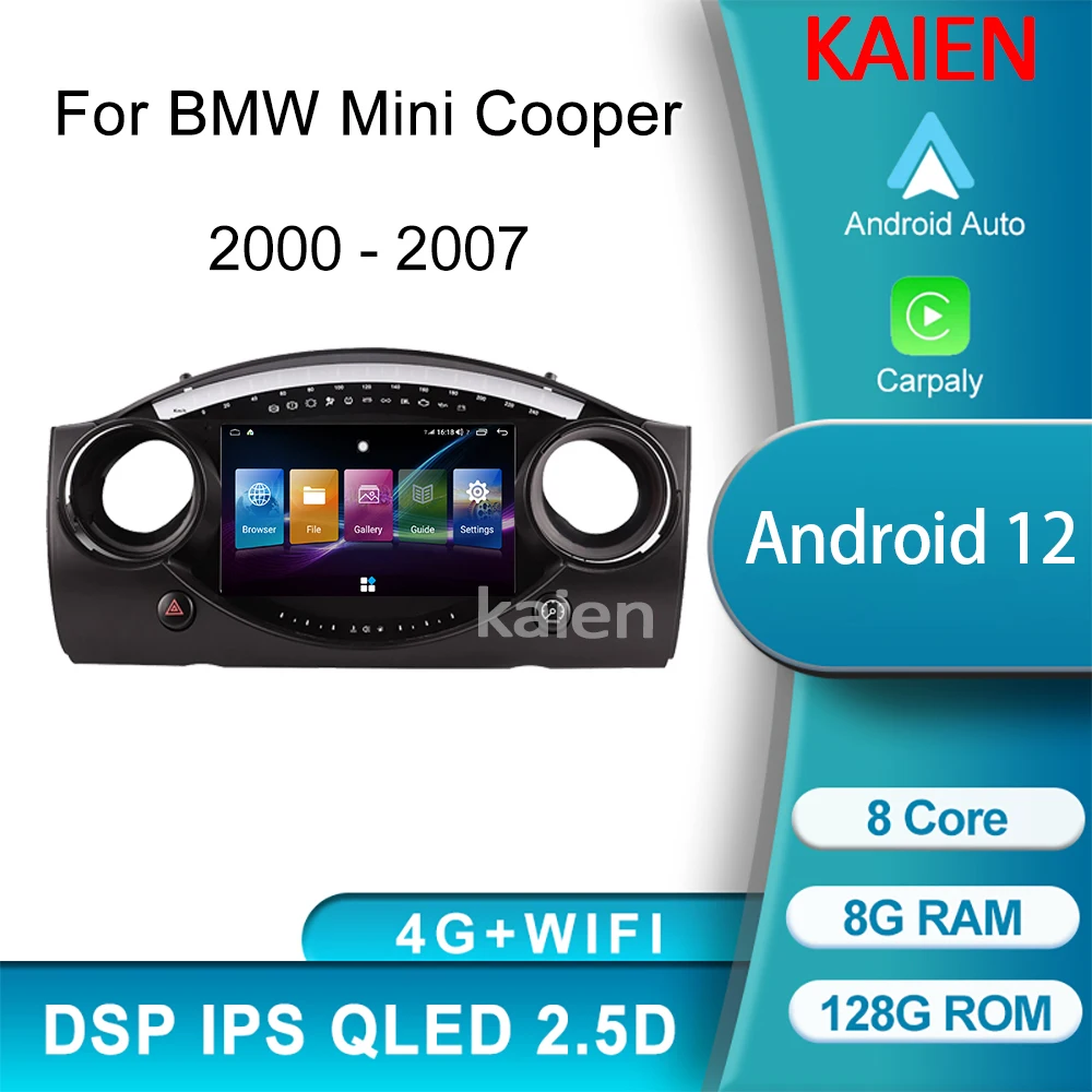KAIEN Für BMW Mini Cooper R50 R52 R53 2000-2007 Android Auto Navigation ...