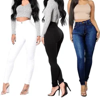 Skinny Jeans Women Pencil Pants Super Stretch Denim Sexy Slim Women Fashion Fashion Waist Retro Commuter - Image 4