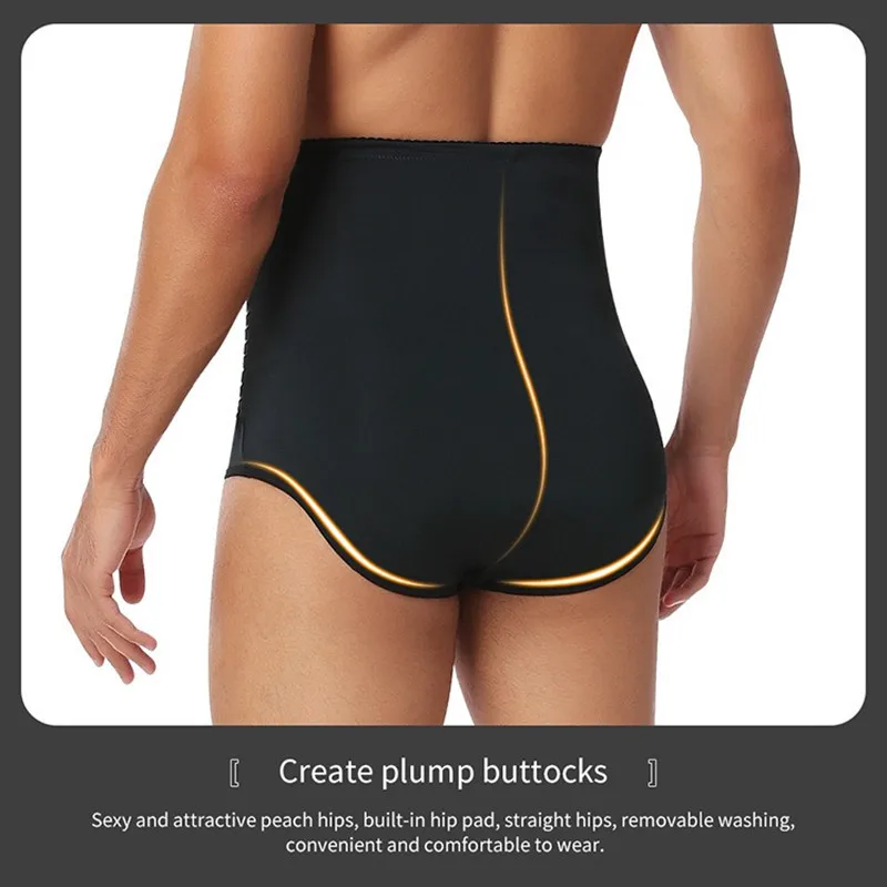 Plus Size Men's Waist Trainer Body Shaper Buckle High Waist Reductive Girdle Man Slimming Shapewear Abdominal Binder Briefs 5XL