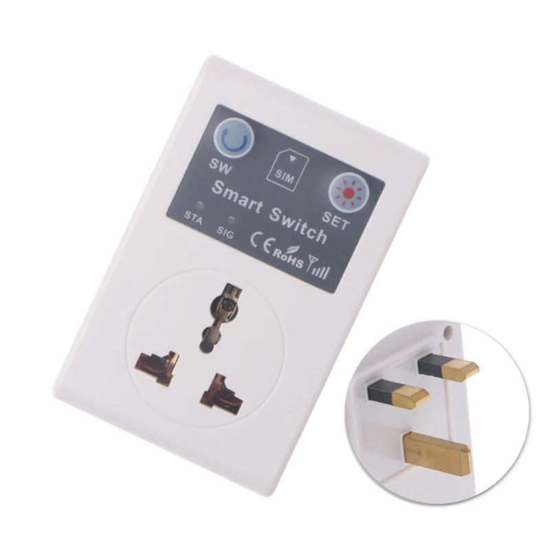 

EU/UK 220V Phone Remote Wireless Control for Smart GSM Socket Power Pl 85WC