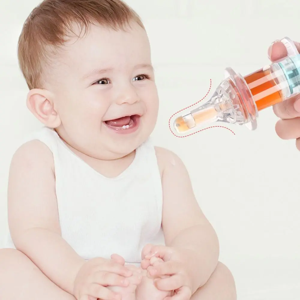 PP Silicone Safety Toddler Medicine Feeder Anti-Choke Infant Baby Dropper Type Feeder silicone feeding spoon