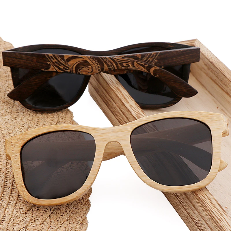 New Style Bamboo Woven Fashion Personality Frame,Trendy Leg Pattern, Logo Printable For Men and Women Driving Sunglasses 6