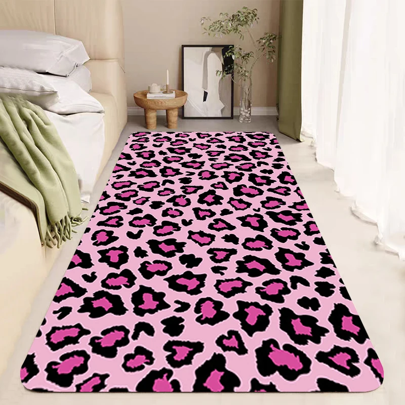 

Коврик дверной нескользящий, коврик с леопардовым принтом для входной двери, кухни, балкона