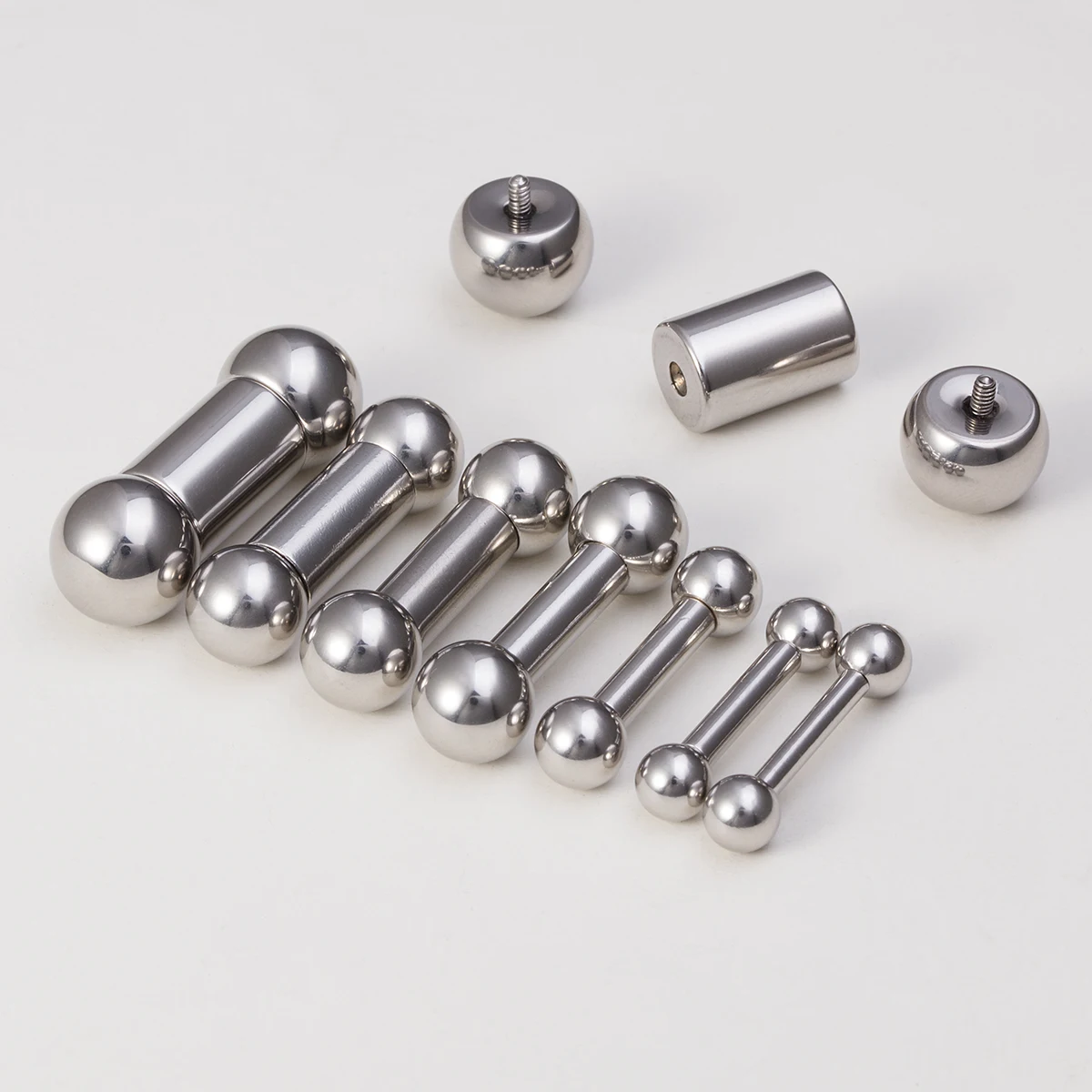 Piercing Jewelry Ear Piercing Jewelry Body Piercing Jewelry Body Jewelry 1pc 2-8mm Surgical Steel PA Piercing Genital Straight Barbell Tongue Nipple Rings Ear Tragus Gauges Plugs Sexy Piercings
