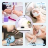 Cantilever Rotating Folding Half Moon Circular Fill Light Beauty Salon Lighting Lamp Embroidered Eyebrow Manicure Fill Light 5