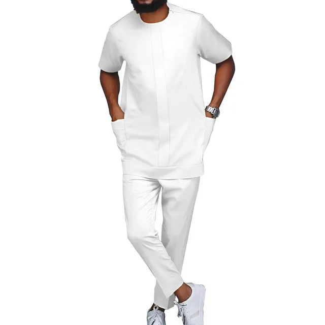 Ade Short Sleeve Dashiki Outfit - Image 4