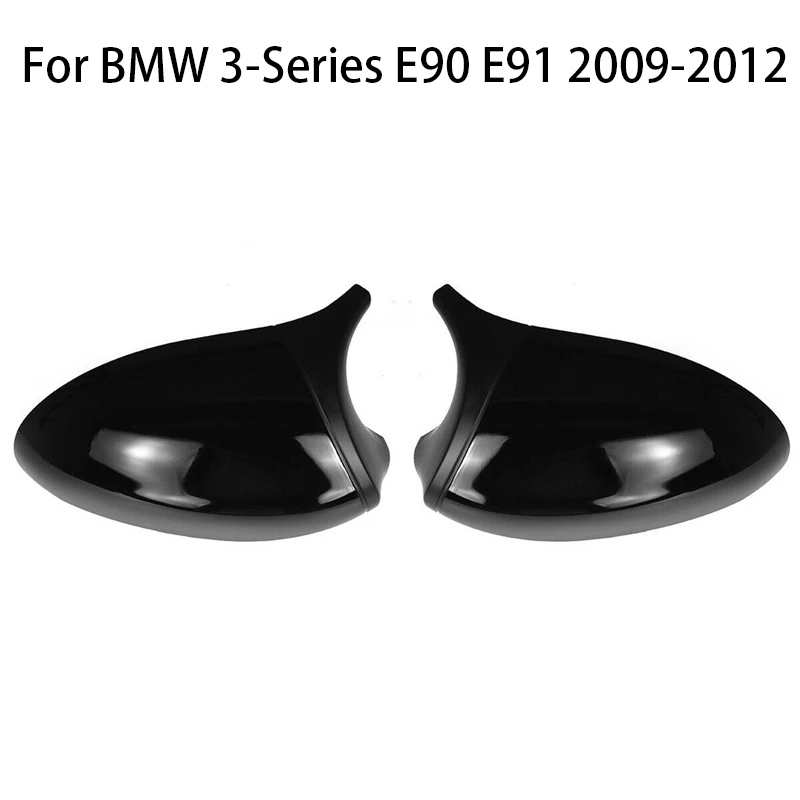 For BMW 3 Series E90 E91 2005-2010 2011 2012 M Style Carbon Fiber Car  Rearview Mirror Case Cover Trim Cap parts accessories - AliExpress